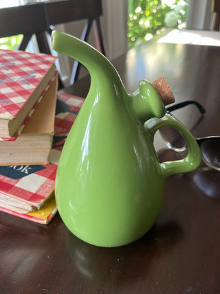 Vintage pottery Olive Oil Pour Vessel