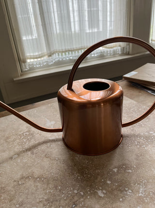 Metal Water Can Copper Color