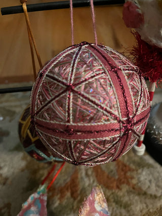 Pink Cloth Thread ball