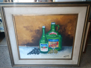 Wine Bottle Painting