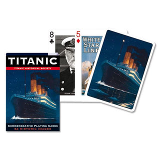 Titanic Playing Cards with QR Code Facts