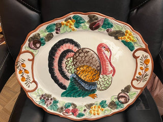 Made In Italy Ceramic Thanksg. Platter