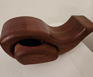 Vintage Native Redwood Whale Puzzle Box