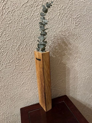 Wooden Bud Vase Wall Hanger