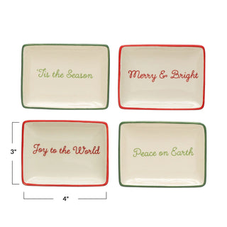 Holiday Stoneware Dish - Tis the Season