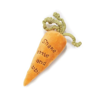 Plush Carrot Rattle - New