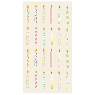 Hester & Cook Birthday Candles Guest Napkin - Set of 16