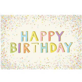 Hester & Cook Happy Birthday Sprinkles Placemat -24 Sheets