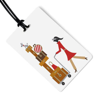 Luggage Tag with Luggage