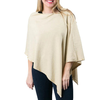 Carol Poncho: Gold - One Size Fits All
