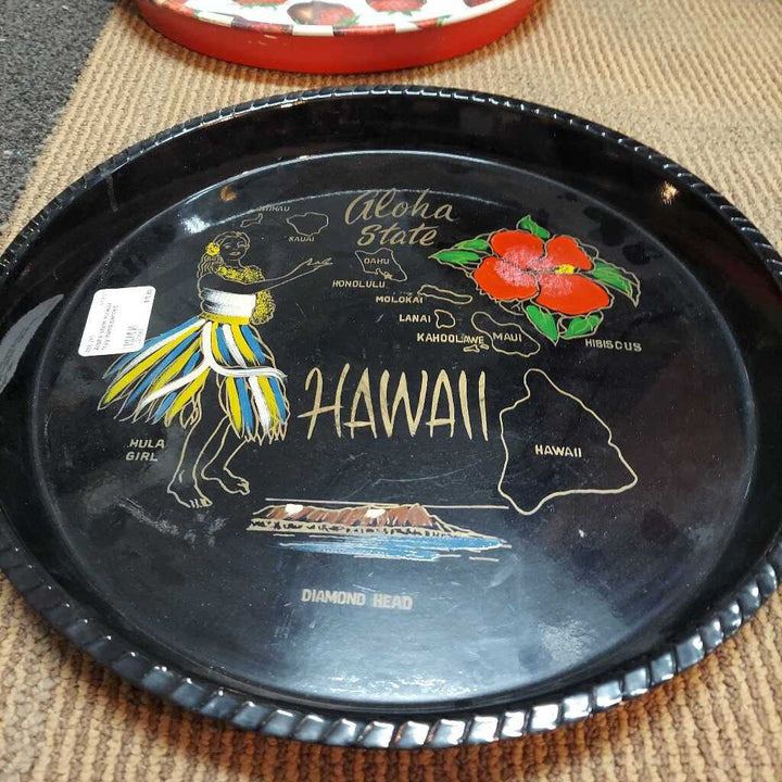 Aloha state Hawaii tray hand-painted