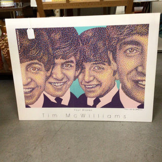 Four Blokes Beatles poster