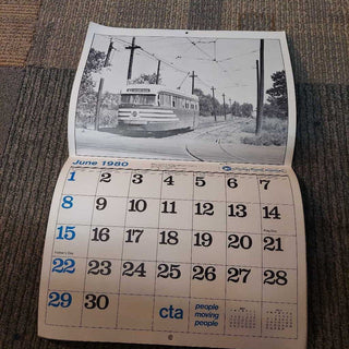 1980 CTA Chicago calendar