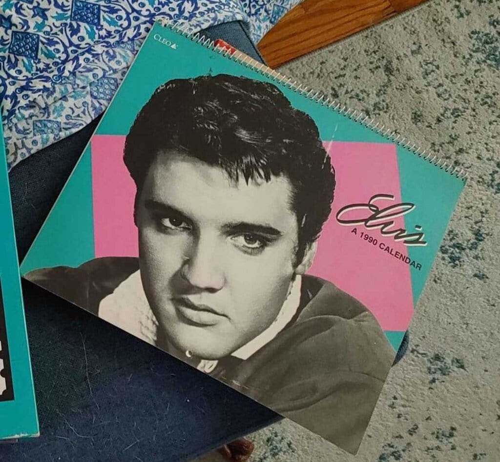1990 Elvis calendar unused