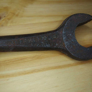 Antique Buffum - Ford Model T Automotive Wrench spark plug and cylinder head wrench by Buffum Tool Company Co., Louisiana MO