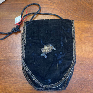 Victorian velvet bag purse