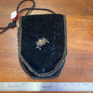 Victorian velvet bag purse