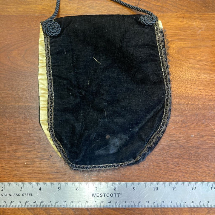 Victorian velvet bag purse