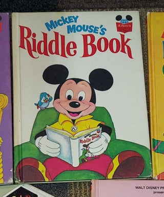 1972 Mickey Mouse riddle book