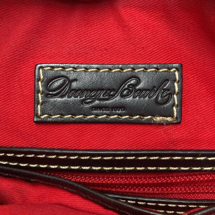 Dooney and Burke Black Leather w/Red Lining
