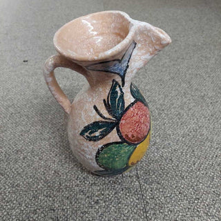 1960s Earthenware Sangria Pitcher from Toleto Spain, signed