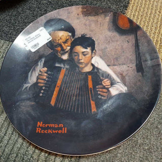 Norman Rockwell, "The Music Maker" Collectors Plate