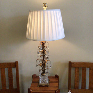 Vintage Crystal Lamp (Loevski?)