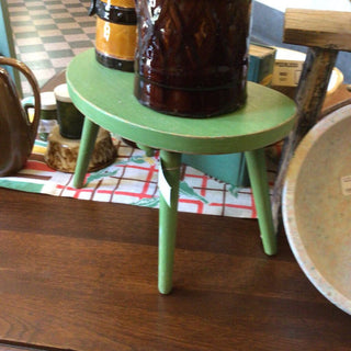Green Wood stool
