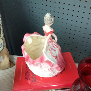 Ceramic lady plant holder