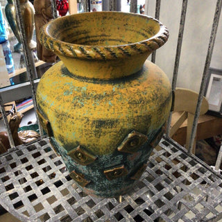 BK Artist-Made MCM Pottery Vase, Honduras
