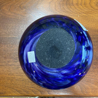 Art Glass Cobalt Bowl