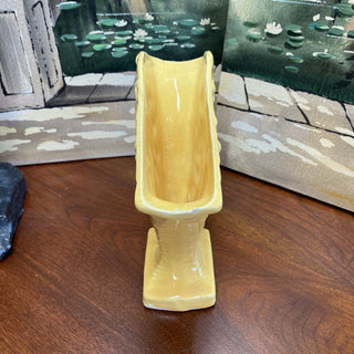 Vintage McCoy Yellow Vase