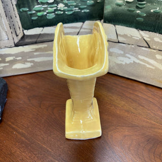 Vintage McCoy Yellow Vase