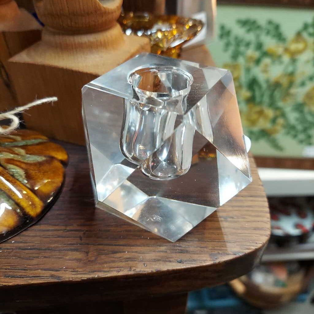 Crystal candle holder