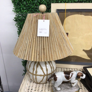 B - MCM bamboo lamp with shade