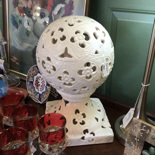 Gothic Globe Candle Lantern 2pc DNA