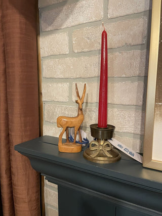 Wooden Antelope Figurine