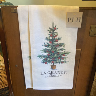 Christmas Tree Tea Towel - La Grange, IL