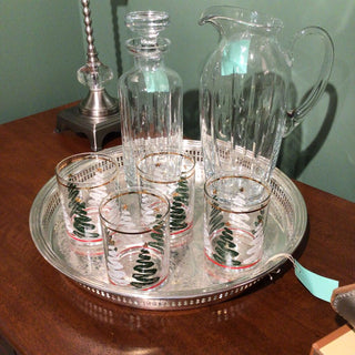 Double old fashion tree squiggle set of four