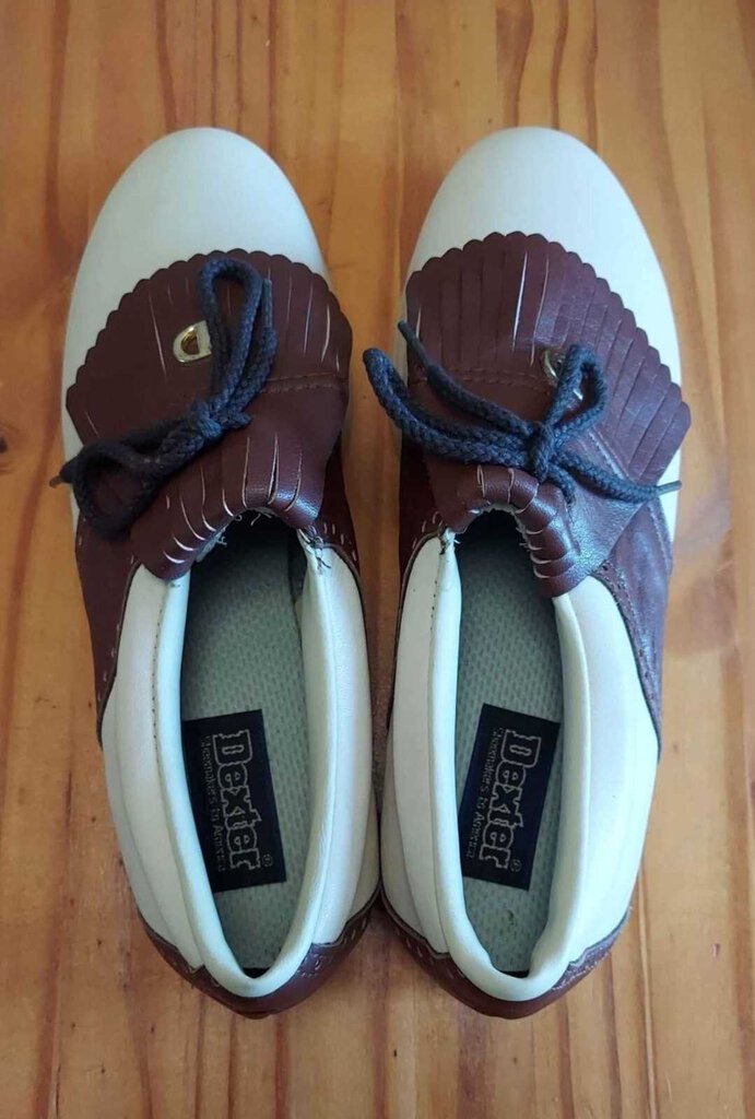 Never Used Dexter Sport Oxford Saddle Kilties shoes from 1970s