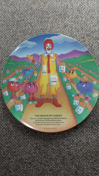 McDonald's plate french fry garden