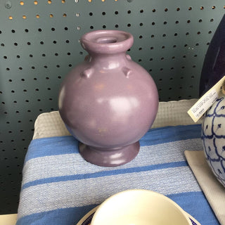 B-Purple Candlestick Holder Pottery