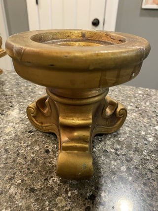 CANDLE HOLDER- GOLD