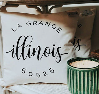 La Grange Pillow Case with Insert 18” x 18”