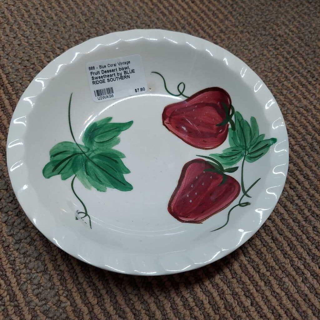 Fruit Dessert bowl, Sweetheart by BLUE RIDGE SOUTHERN POTTERIES