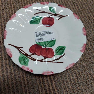 Saucer, Apple trio by BLUE RIDGE SOUTHERN POTTERIES