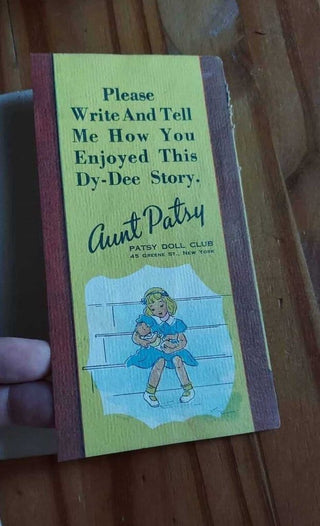 RARE 1930'S EFFANBEE DY-DEE AUNT PATSY TELLS A STORY BOOK