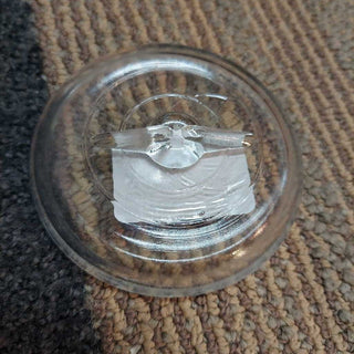 Glass Jar Lid for Ball Ideal or Wire Bail Jars, circle pattern