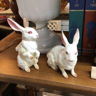 Bunny pair figurine