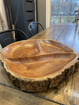 Live Edge Wood Serving Platter